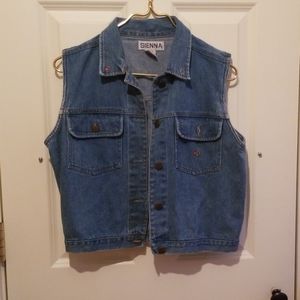 Sleeveless Jean Jacket